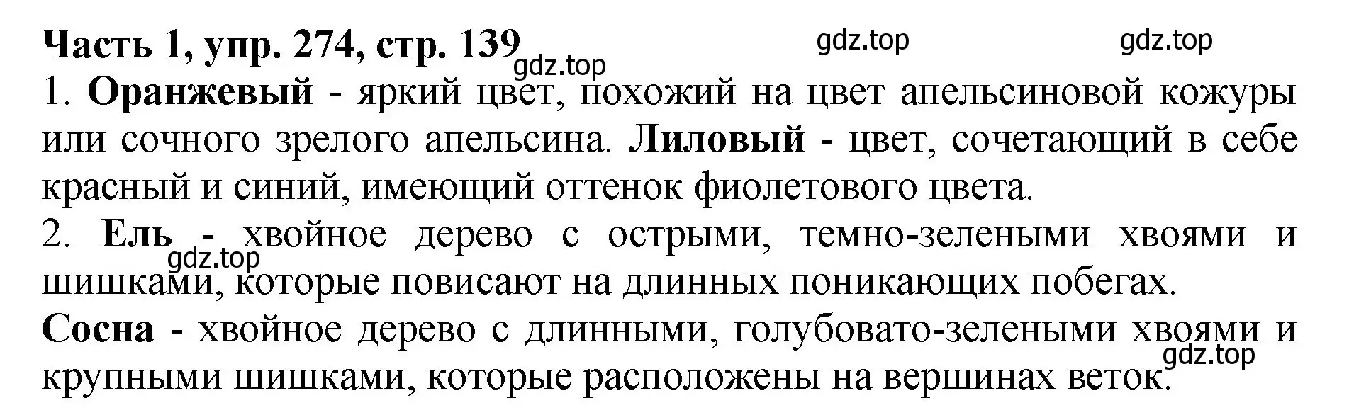 Решение Номер 274 (страница 139) гдз по русскому языку 5 класс Ладыженская, Баранов, учебник 1 часть