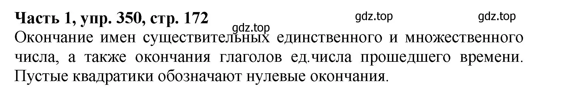 Решение Номер 350 (страница 172) гдз по русскому языку 5 класс Ладыженская, Баранов, учебник 1 часть