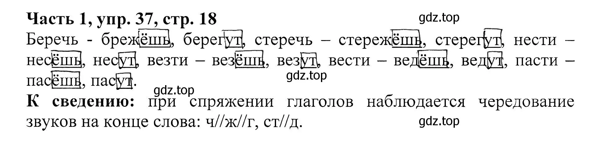 Решение Номер 37 (страница 18) гдз по русскому языку 5 класс Ладыженская, Баранов, учебник 1 часть