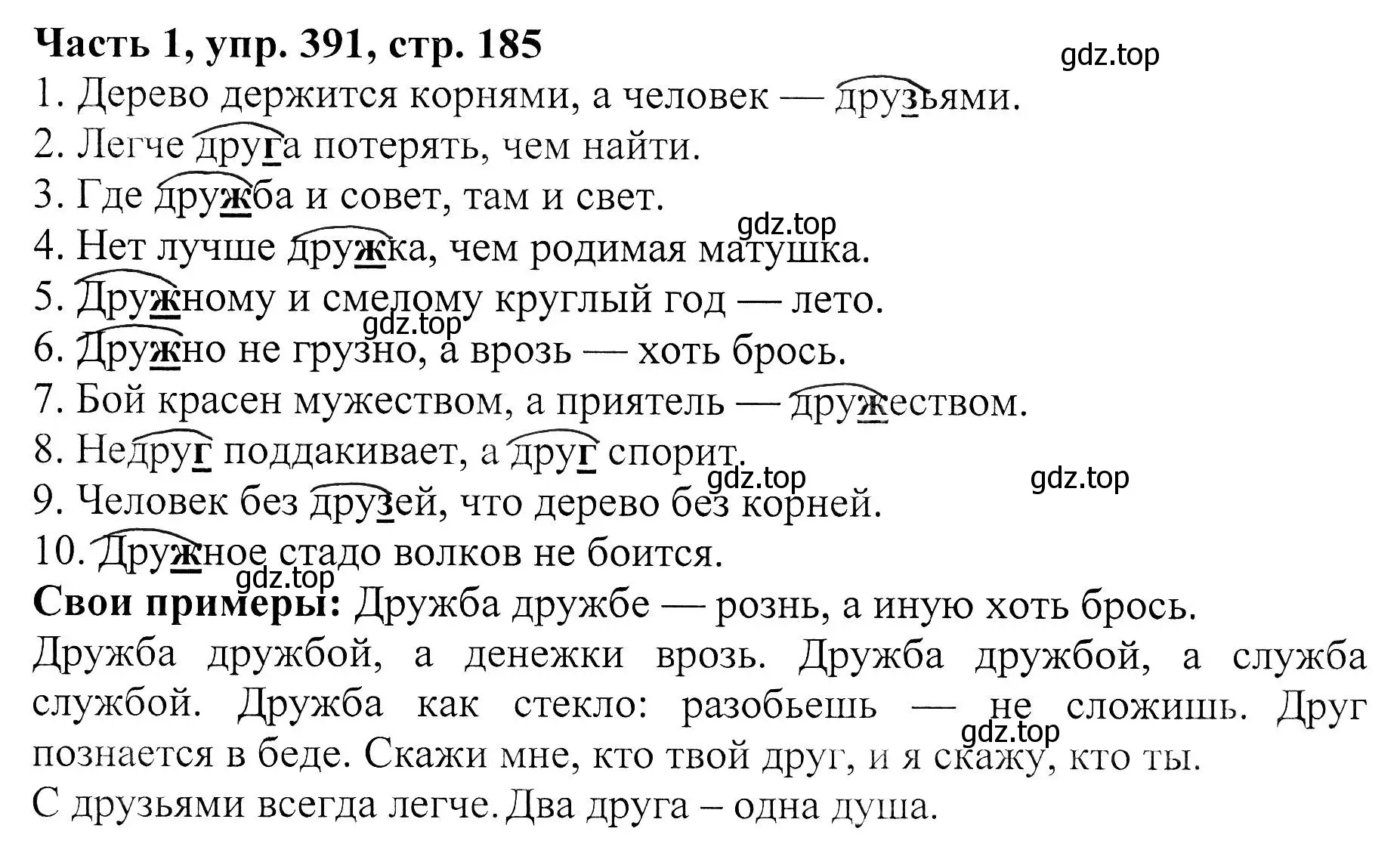 Решение Номер 391 (страница 185) гдз по русскому языку 5 класс Ладыженская, Баранов, учебник 1 часть