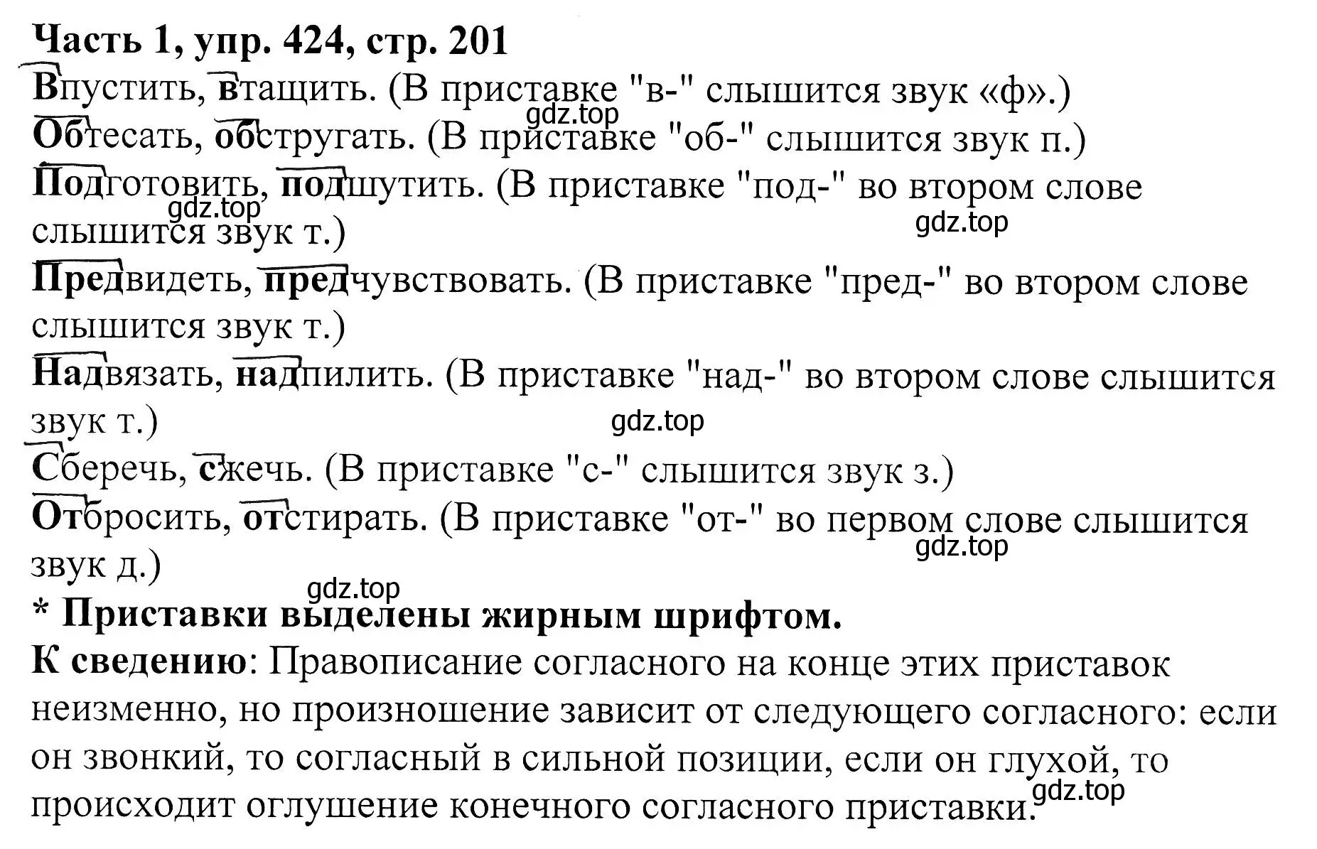 Решение Номер 424 (страница 201) гдз по русскому языку 5 класс Ладыженская, Баранов, учебник 1 часть