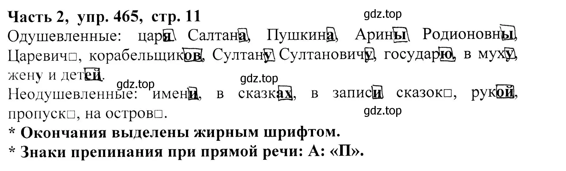 Решение Номер 465 (страница 11) гдз по русскому языку 5 класс Ладыженская, Баранов, учебник 2 часть