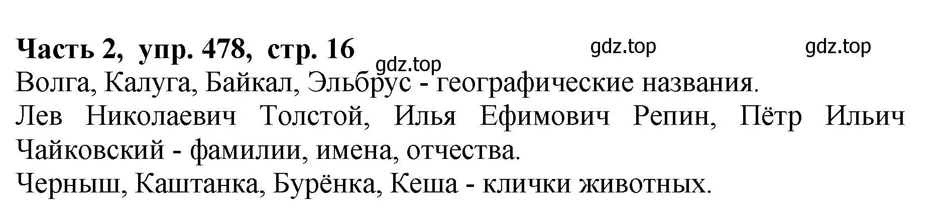 Решение Номер 478 (страница 16) гдз по русскому языку 5 класс Ладыженская, Баранов, учебник 2 часть