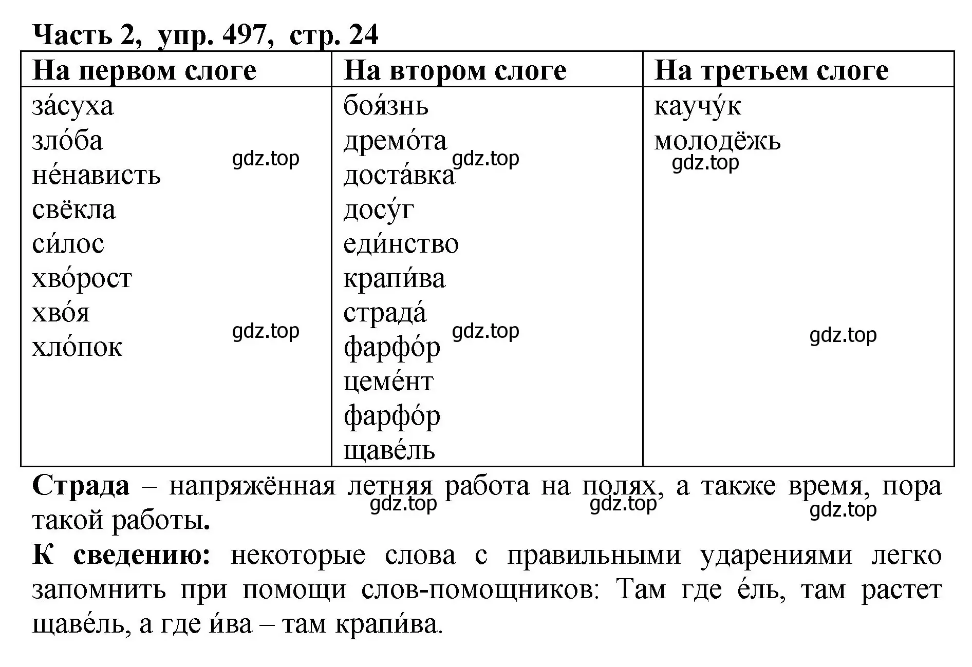 Решение Номер 497 (страница 24) гдз по русскому языку 5 класс Ладыженская, Баранов, учебник 2 часть