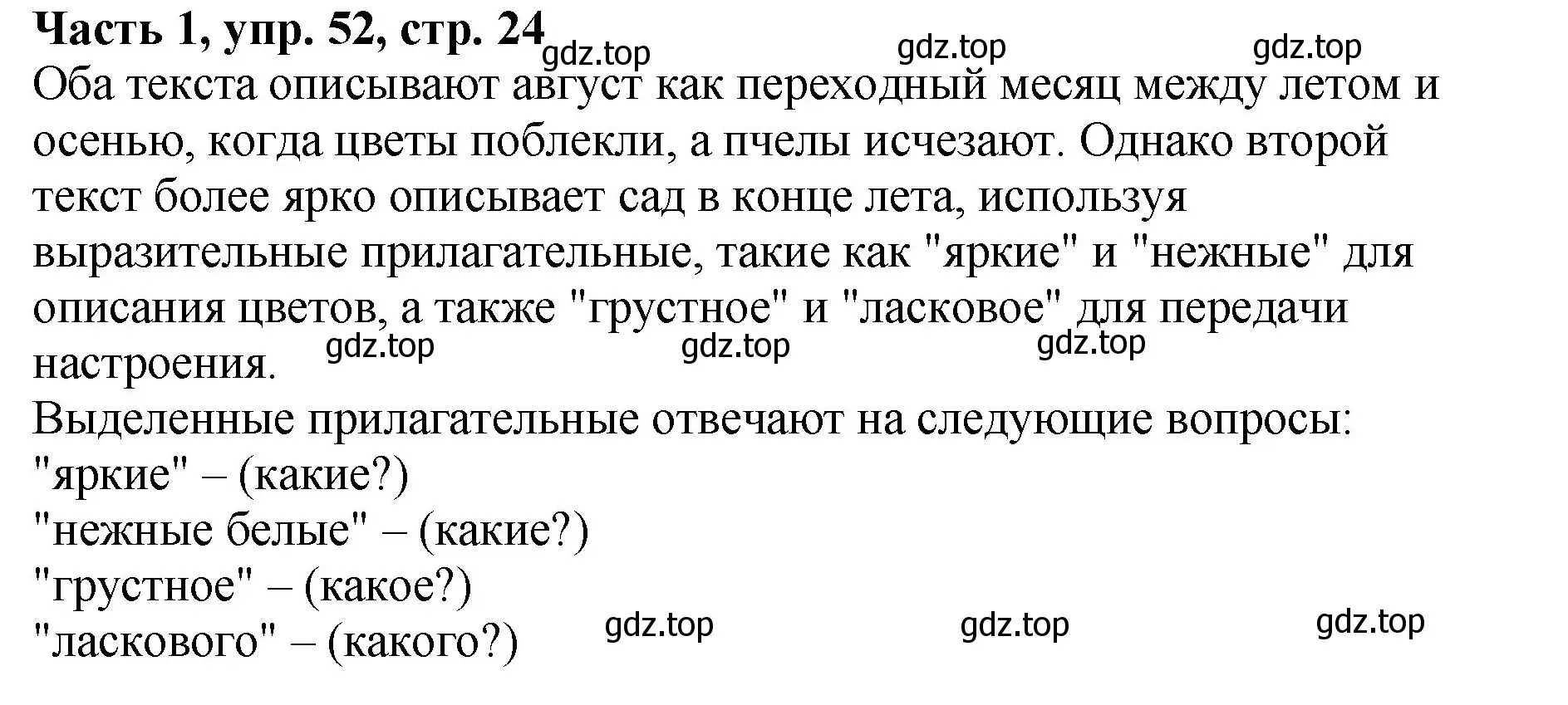 Решение Номер 52 (страница 24) гдз по русскому языку 5 класс Ладыженская, Баранов, учебник 1 часть