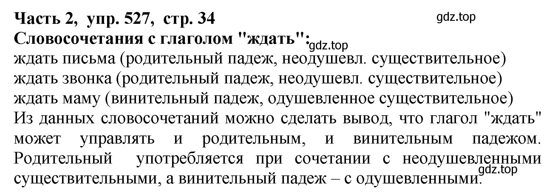 Решение Номер 527 (страница 34) гдз по русскому языку 5 класс Ладыженская, Баранов, учебник 2 часть