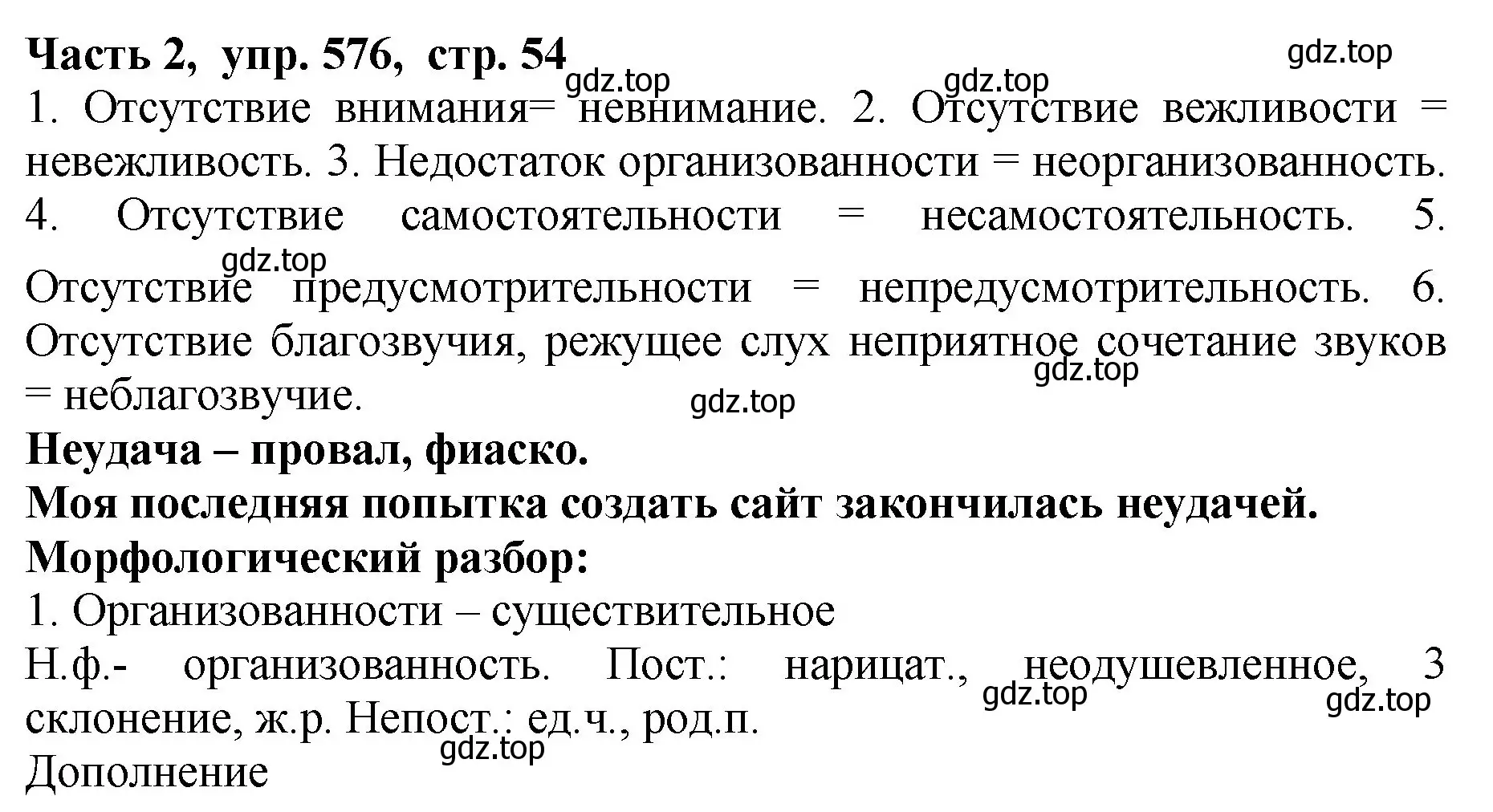 Решение Номер 576 (страница 54) гдз по русскому языку 5 класс Ладыженская, Баранов, учебник 2 часть