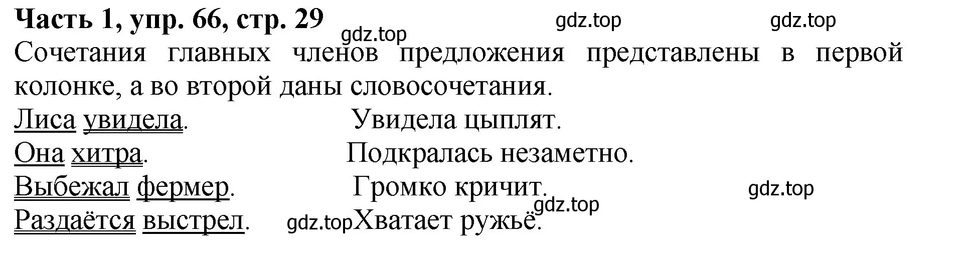 Решение Номер 66 (страница 29) гдз по русскому языку 5 класс Ладыженская, Баранов, учебник 1 часть