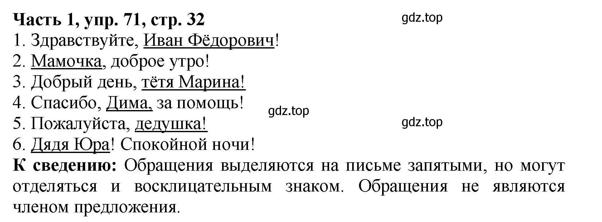 Решение Номер 71 (страница 32) гдз по русскому языку 5 класс Ладыженская, Баранов, учебник 1 часть