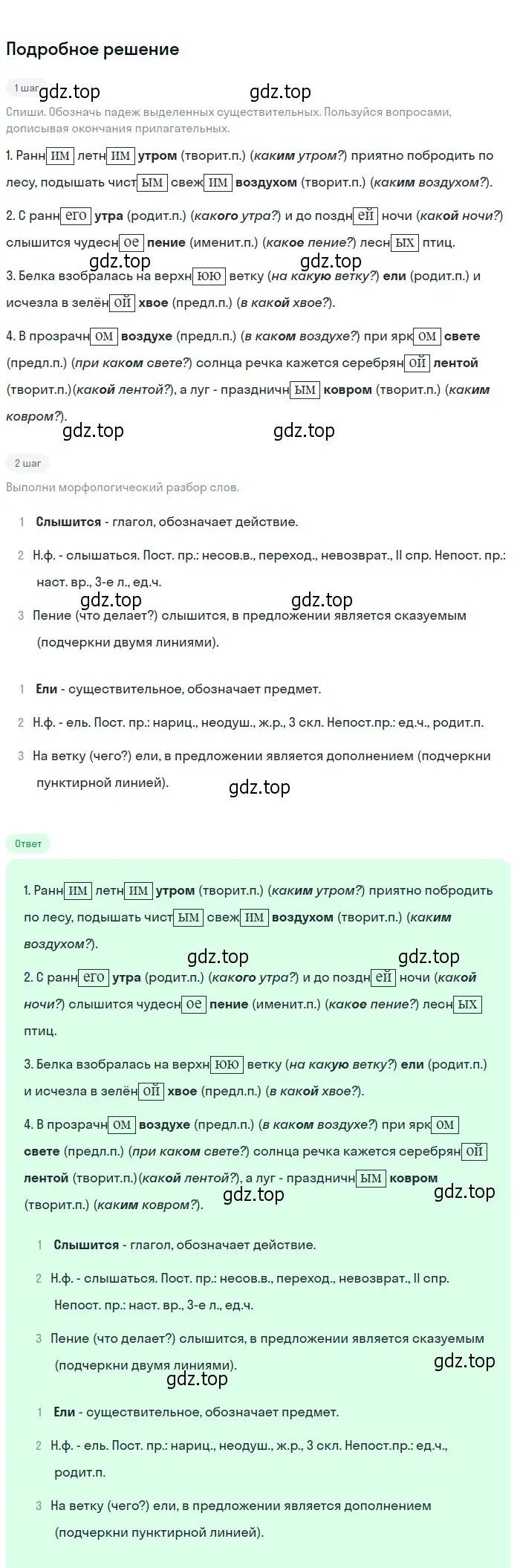 Решение 2. Номер 55 (страница 24) гдз по русскому языку 5 класс Ладыженская, Баранов, учебник 1 часть