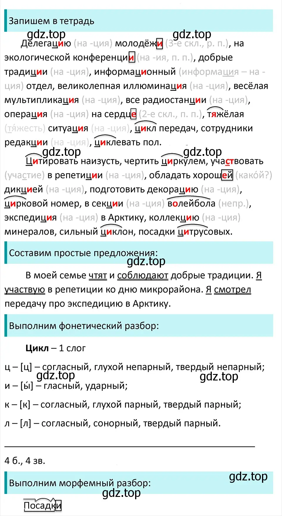 Решение 4. Номер 440 (страница 207) гдз по русскому языку 5 класс Ладыженская, Баранов, учебник 1 часть