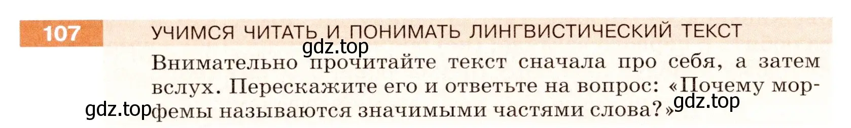 Условие номер 107 (страница 40) гдз по русскому языку 5 класс Разумовская, Львова, учебник 1 часть