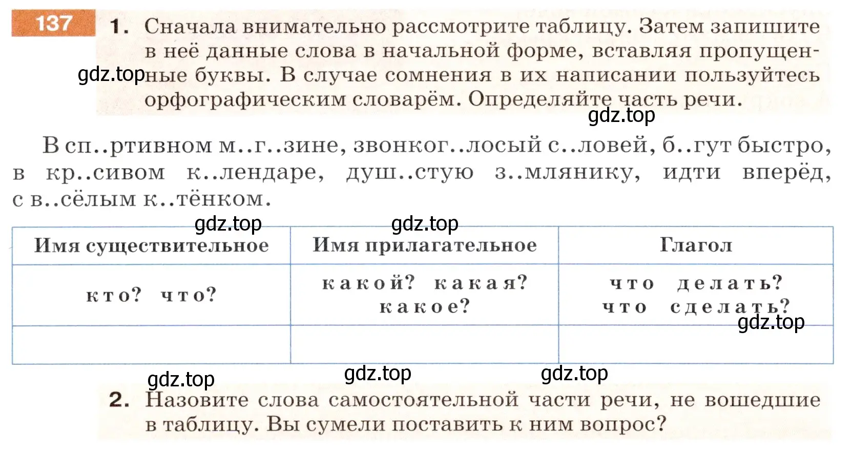 Условие номер 137 (страница 48) гдз по русскому языку 5 класс Разумовская, Львова, учебник 1 часть