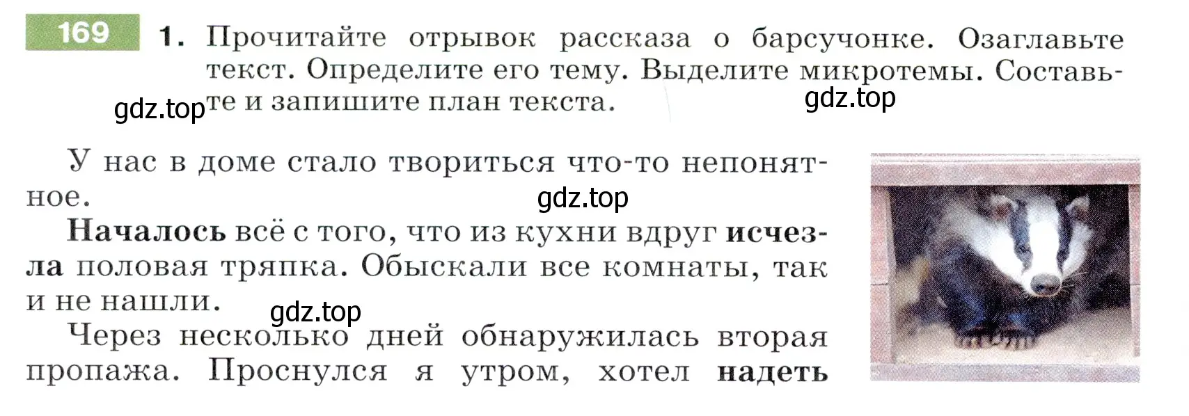 Условие номер 169 (страница 58) гдз по русскому языку 5 класс Разумовская, Львова, учебник 1 часть