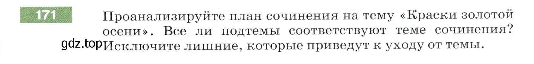 Условие номер 171 (страница 59) гдз по русскому языку 5 класс Разумовская, Львова, учебник 1 часть