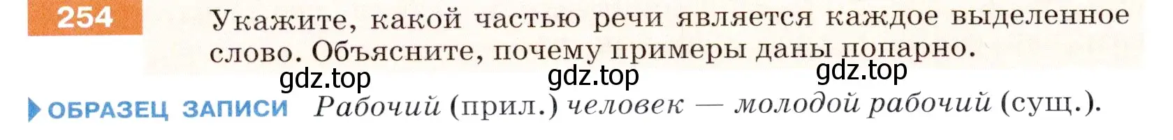 Условие номер 254 (страница 84) гдз по русскому языку 5 класс Разумовская, Львова, учебник 1 часть