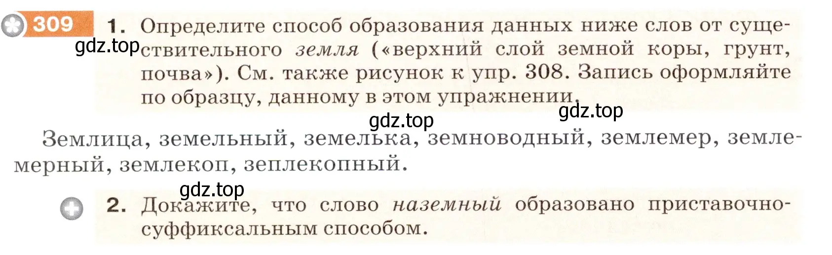 Условие номер 309 (страница 100) гдз по русскому языку 5 класс Разумовская, Львова, учебник 1 часть