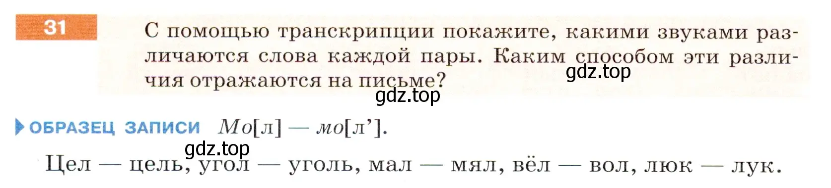 Условие номер 31 (страница 16) гдз по русскому языку 5 класс Разумовская, Львова, учебник 1 часть