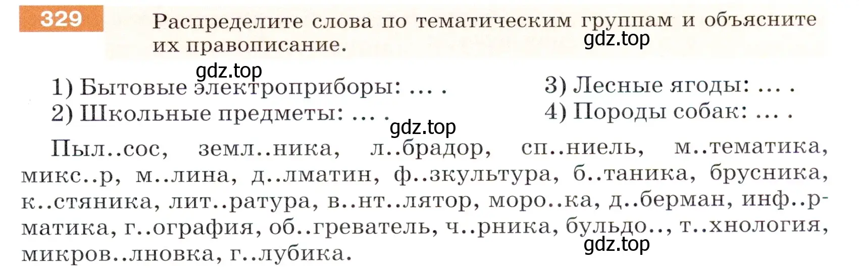 Условие номер 329 (страница 109) гдз по русскому языку 5 класс Разумовская, Львова, учебник 1 часть