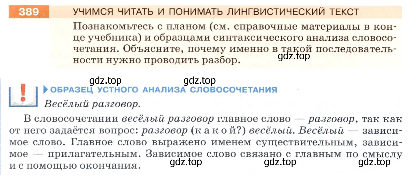 Условие номер 389 (страница 10) гдз по русскому языку 5 класс Разумовская, Львова, учебник 2 часть