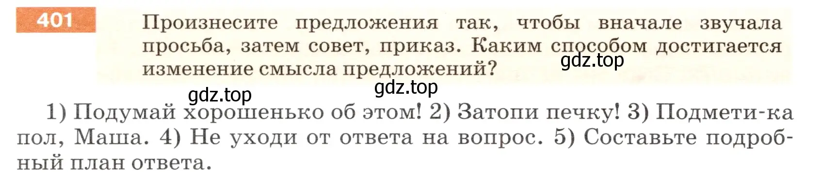 Условие номер 401 (страница 16) гдз по русскому языку 5 класс Разумовская, Львова, учебник 2 часть