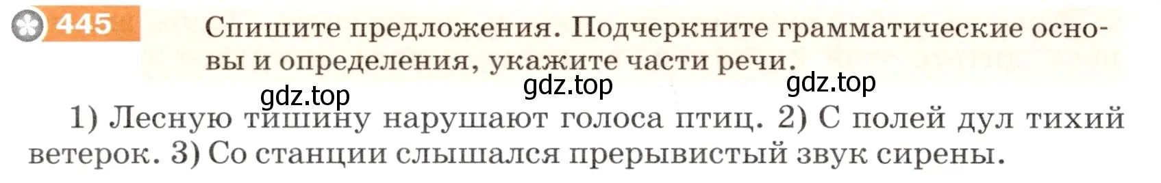 Условие номер 445 (страница 28) гдз по русскому языку 5 класс Разумовская, Львова, учебник 2 часть