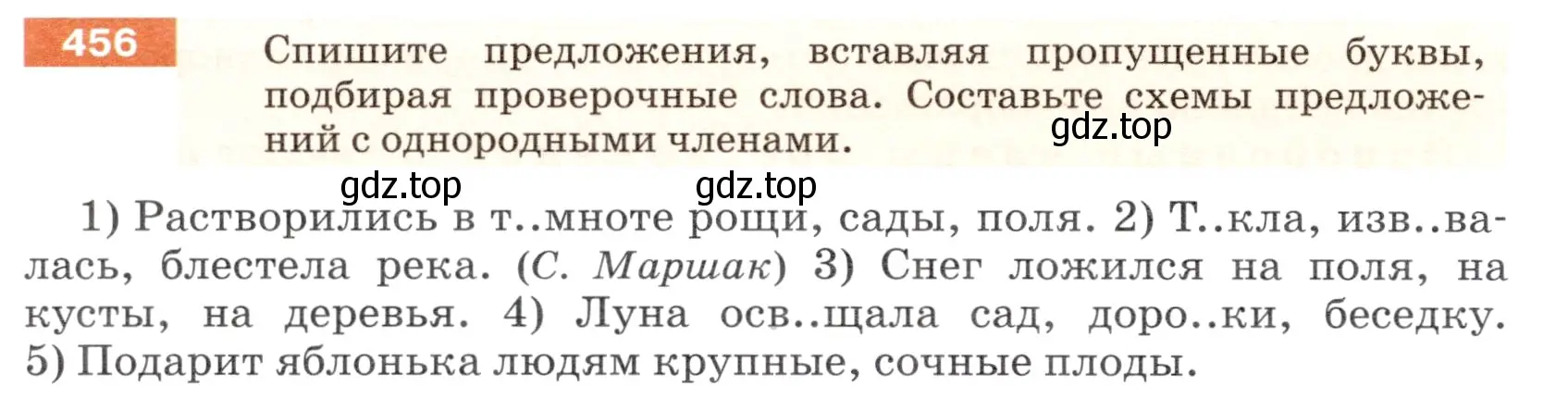 Условие номер 456 (страница 32) гдз по русскому языку 5 класс Разумовская, Львова, учебник 2 часть