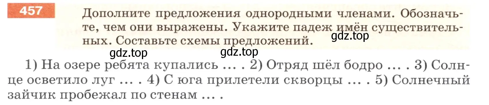 Условие номер 457 (страница 32) гдз по русскому языку 5 класс Разумовская, Львова, учебник 2 часть