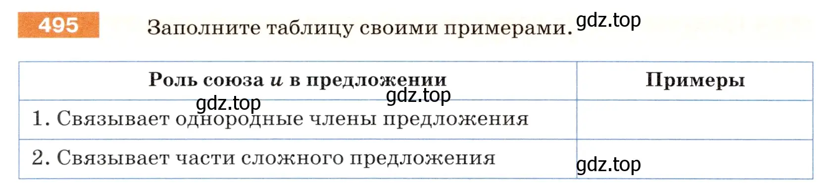 Условие номер 495 (страница 42) гдз по русскому языку 5 класс Разумовская, Львова, учебник 2 часть