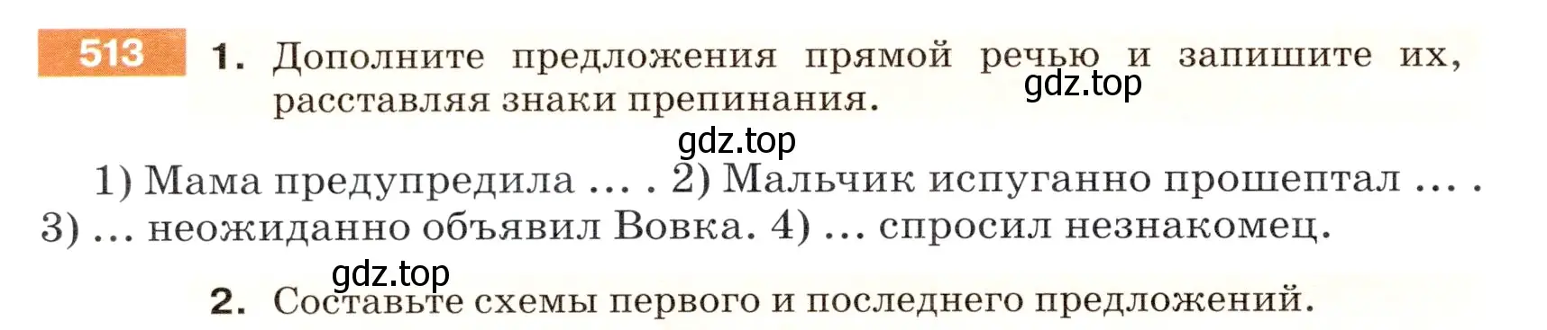 Условие номер 513 (страница 48) гдз по русскому языку 5 класс Разумовская, Львова, учебник 2 часть