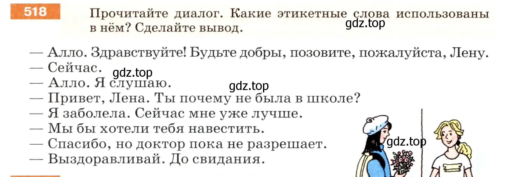 Условие номер 518 (страница 50) гдз по русскому языку 5 класс Разумовская, Львова, учебник 2 часть