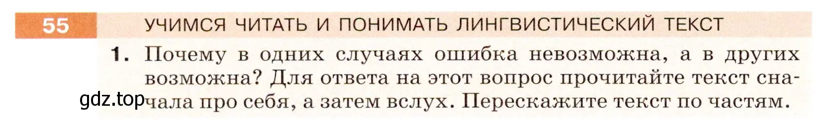 Условие номер 55 (страница 24) гдз по русскому языку 5 класс Разумовская, Львова, учебник 1 часть