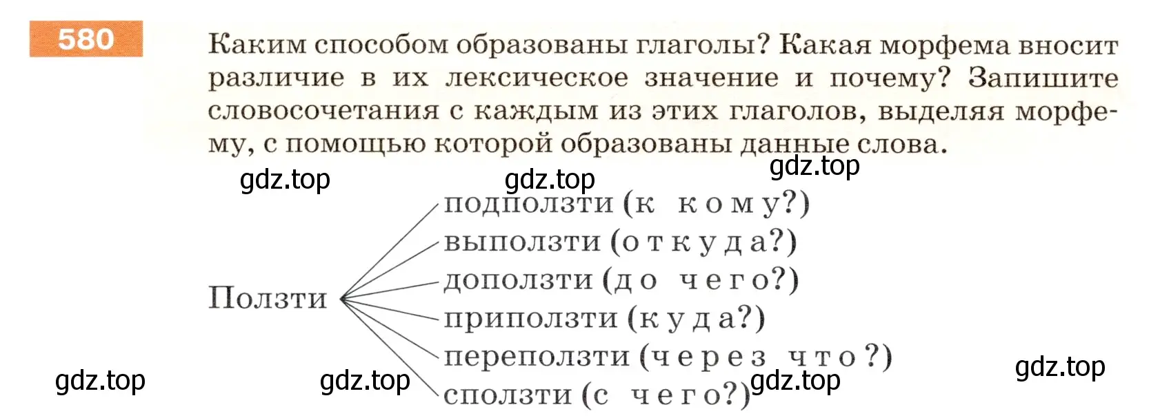 Условие номер 580 (страница 68) гдз по русскому языку 5 класс Разумовская, Львова, учебник 2 часть