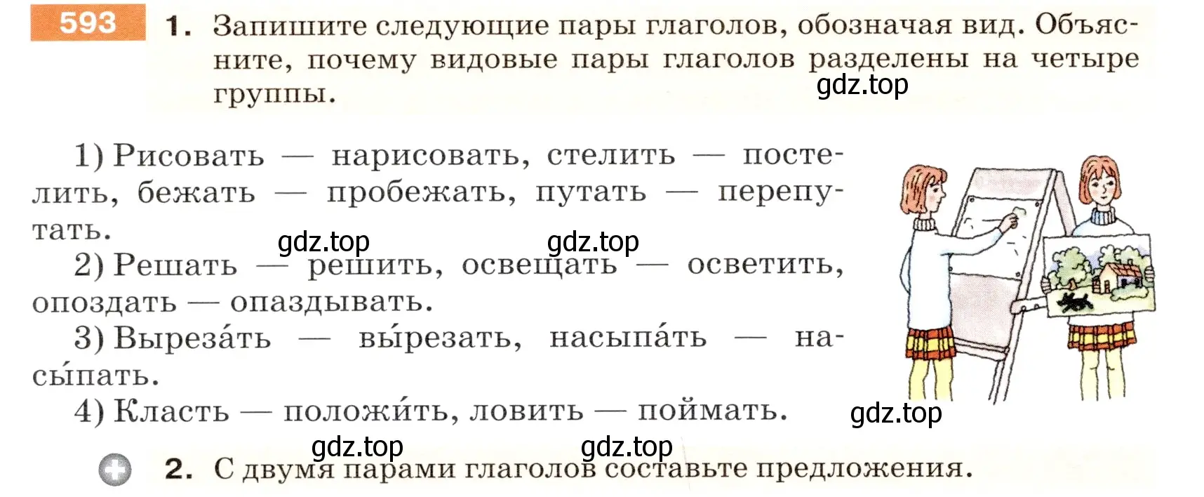 Условие номер 593 (страница 72) гдз по русскому языку 5 класс Разумовская, Львова, учебник 2 часть