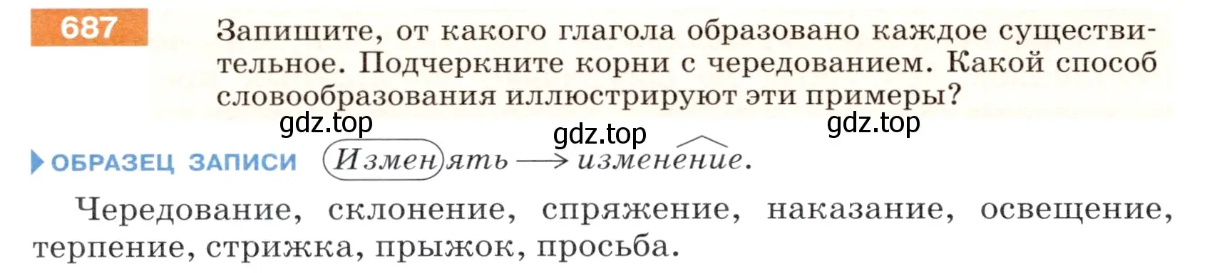 Условие номер 687 (страница 104) гдз по русскому языку 5 класс Разумовская, Львова, учебник 2 часть