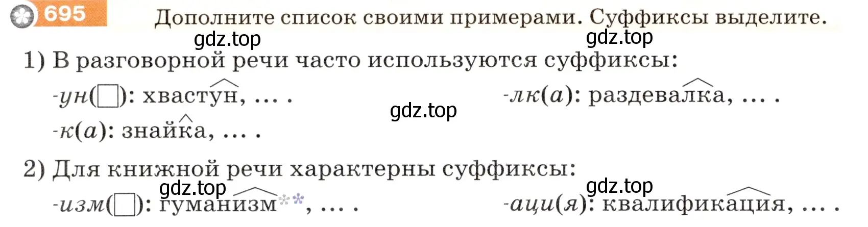 Условие номер 695 (страница 106) гдз по русскому языку 5 класс Разумовская, Львова, учебник 2 часть