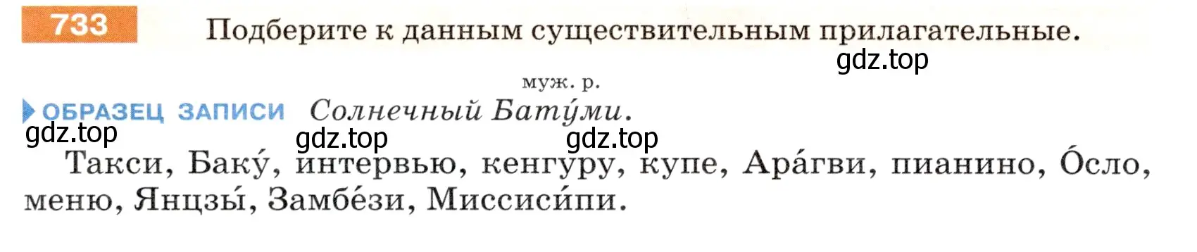 Условие номер 733 (страница 118) гдз по русскому языку 5 класс Разумовская, Львова, учебник 2 часть