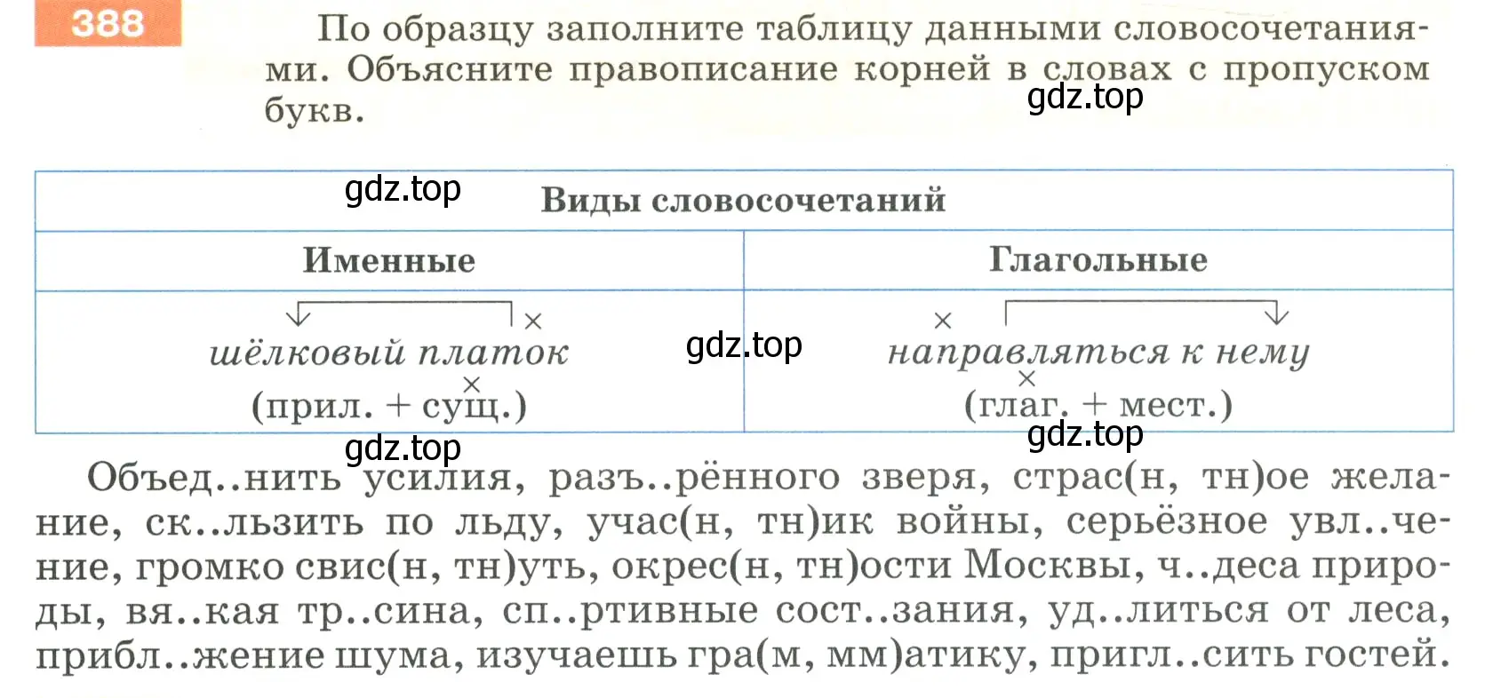 Условие номер 388 (страница 8) гдз по русскому языку 5 класс Разумовская, Львова, учебник 2 часть