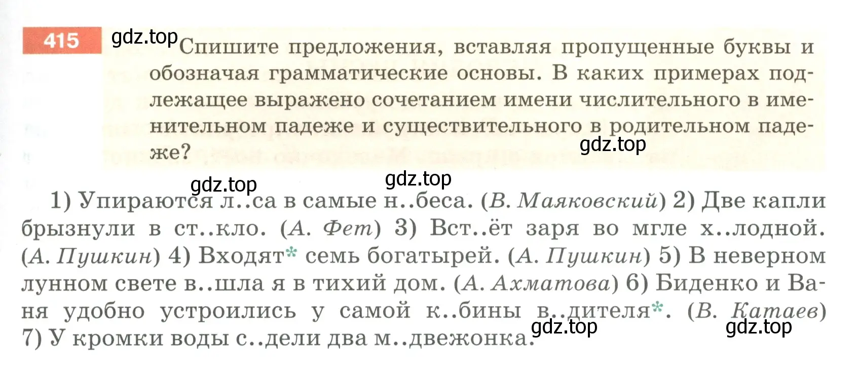 Условие номер 415 (страница 19) гдз по русскому языку 5 класс Разумовская, Львова, учебник 2 часть