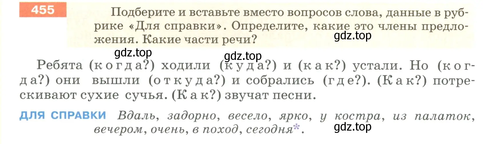 Условие номер 455 (страница 30) гдз по русскому языку 5 класс Разумовская, Львова, учебник 2 часть