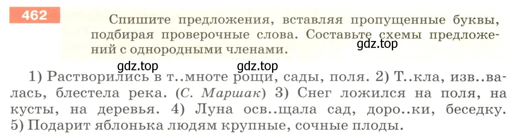 Условие номер 462 (страница 33) гдз по русскому языку 5 класс Разумовская, Львова, учебник 2 часть