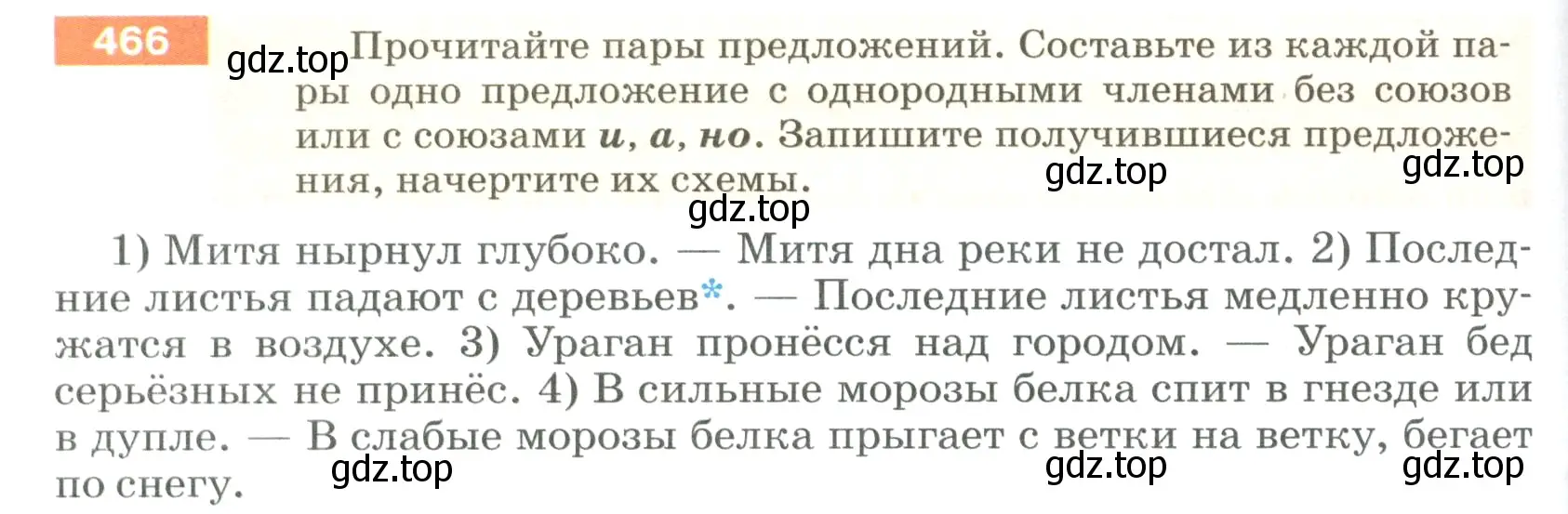 Условие номер 466 (страница 34) гдз по русскому языку 5 класс Разумовская, Львова, учебник 2 часть