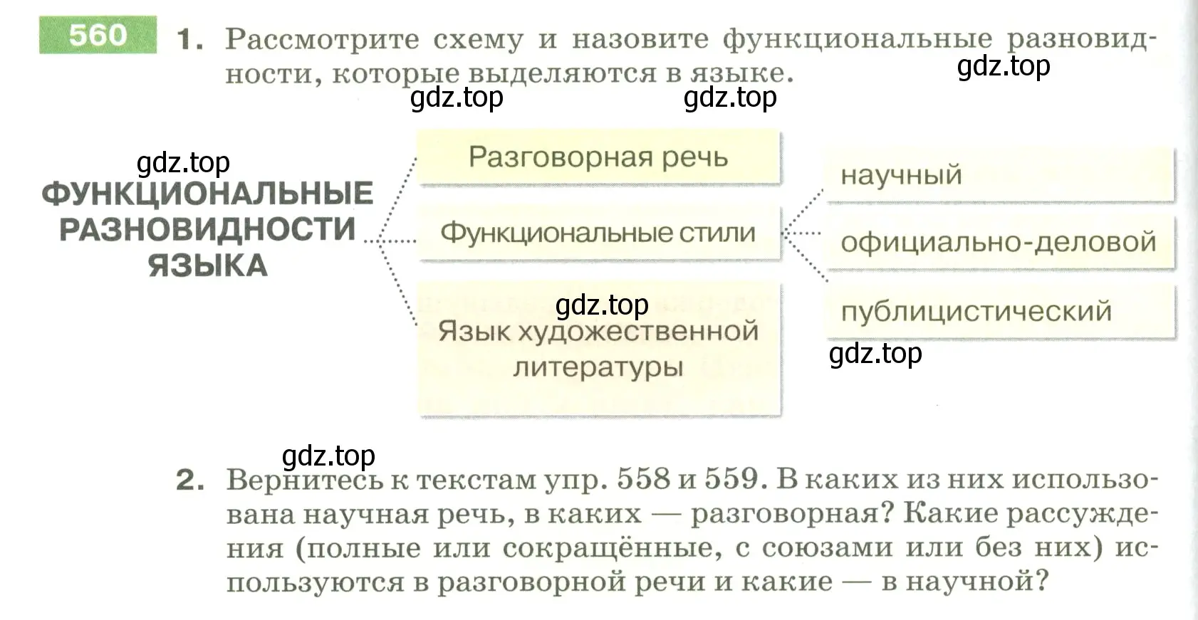 Условие номер 560 (страница 64) гдз по русскому языку 5 класс Разумовская, Львова, учебник 2 часть