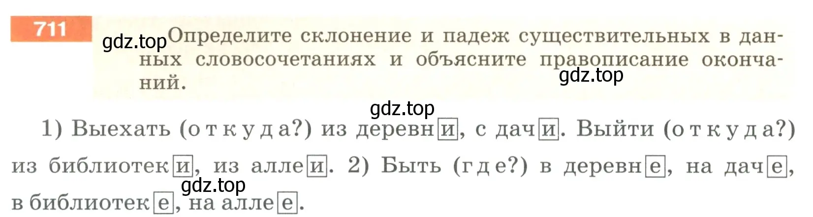 Условие номер 711 (страница 116) гдз по русскому языку 5 класс Разумовская, Львова, учебник 2 часть