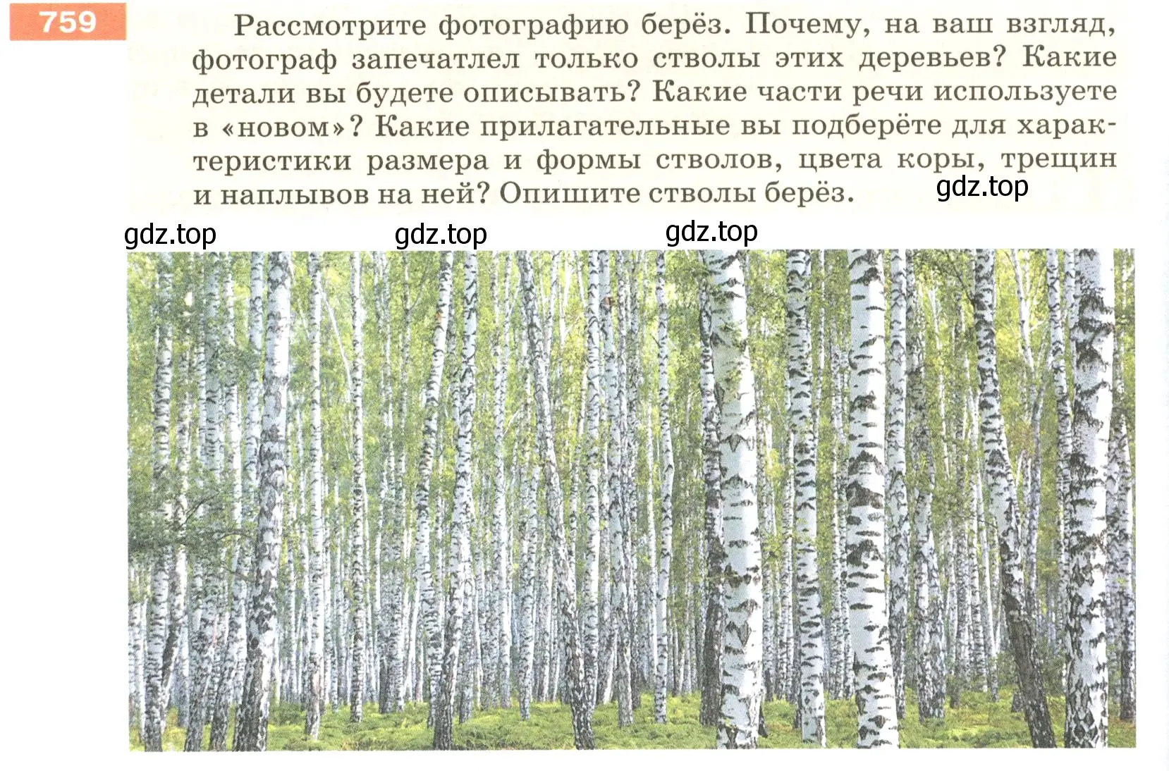 Условие номер 759 (страница 134) гдз по русскому языку 5 класс Разумовская, Львова, учебник 2 часть