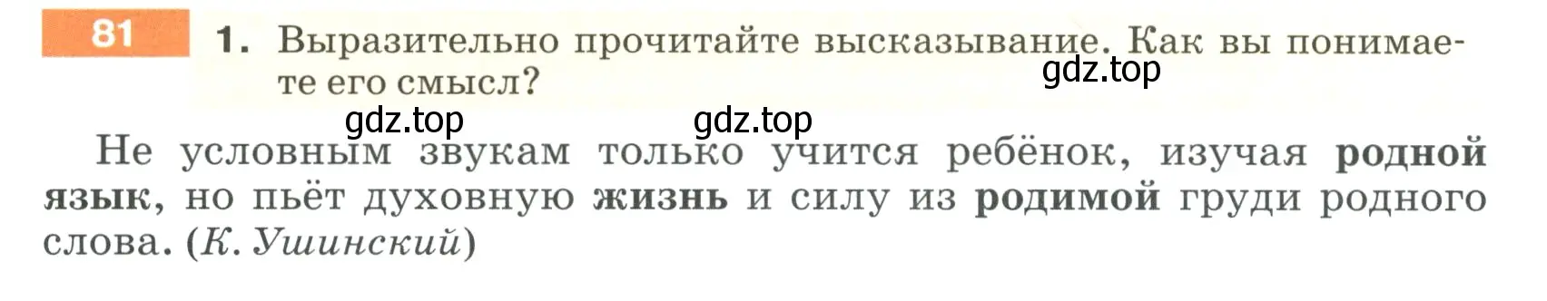 Условие номер 81 (страница 35) гдз по русскому языку 5 класс Разумовская, Львова, учебник 1 часть