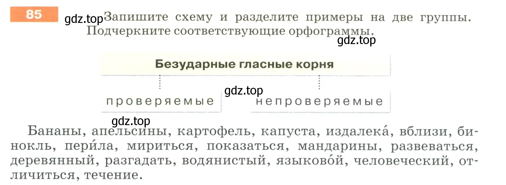 Условие номер 85 (страница 37) гдз по русскому языку 5 класс Разумовская, Львова, учебник 1 часть