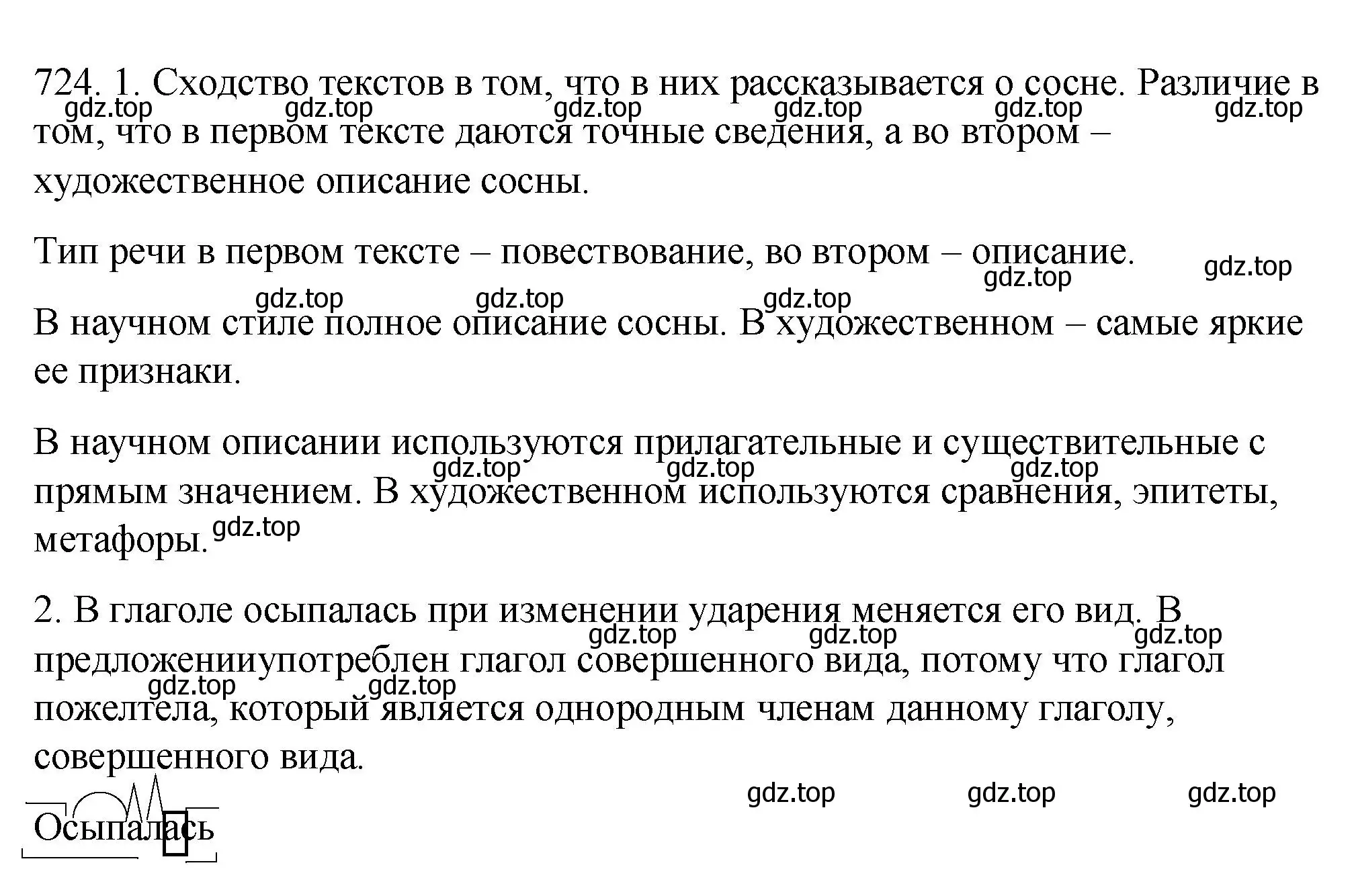 Решение номер 724 (страница 121) гдз по русскому языку 5 класс Разумовская, Львова, учебник 2 часть