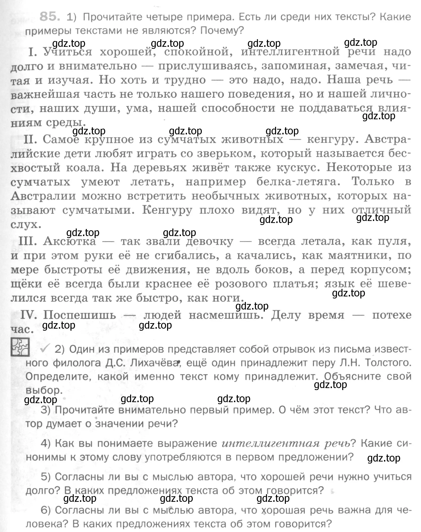 Условие номер 85 (страница 53) гдз по русскому языку 5 класс Шмелев, Флоренская, учебник 1 часть