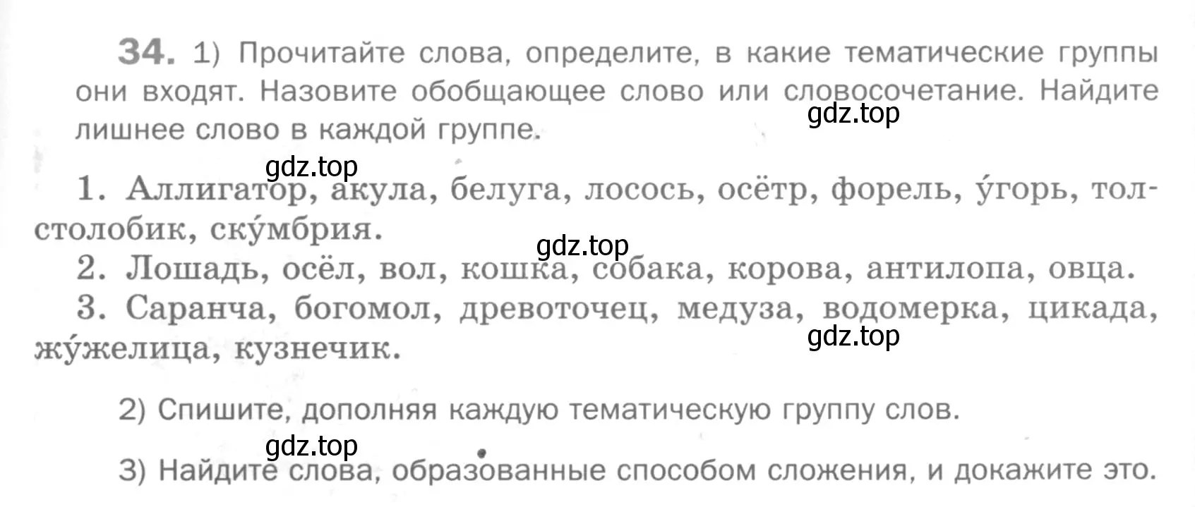 Условие номер 34 (страница 249) гдз по русскому языку 5 класс Шмелев, Флоренская, учебник 1 часть